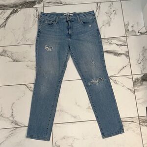 Joe's Jeans Light Blue Distressed Skinny Jeans